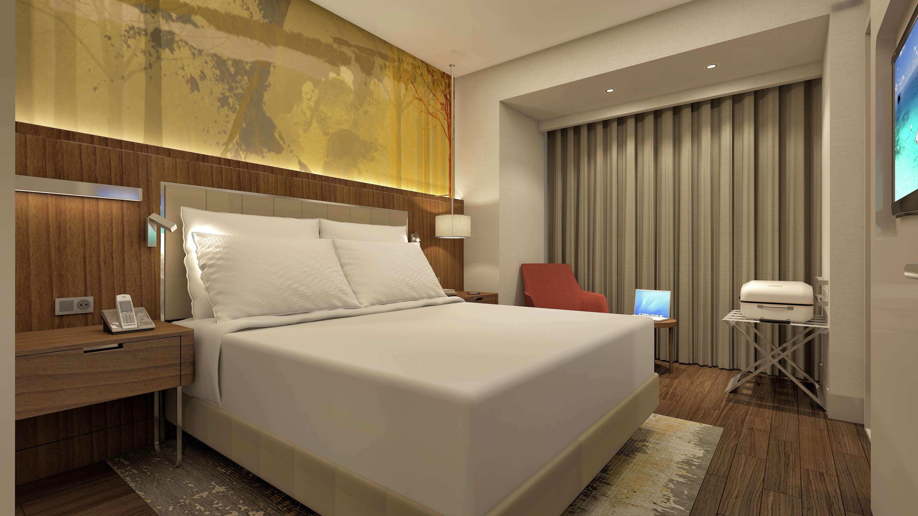 ดับเบิลทรี บาย ฮิลตัน สกอปเย Hotel สโกเปีย ภายนอก รูปภาพ A room at the hotel